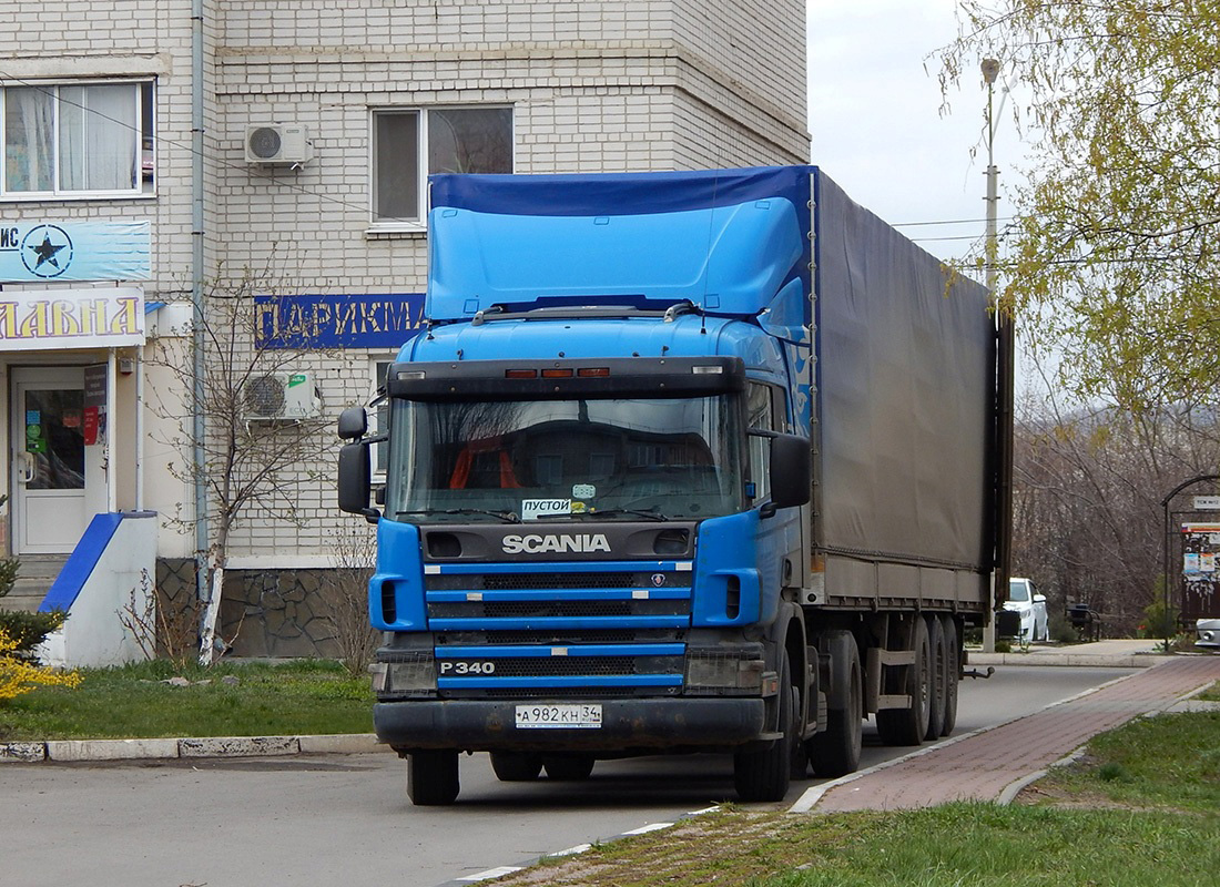 Волгоградская область, № А 982 КН 34 — Scania ('1996) P340