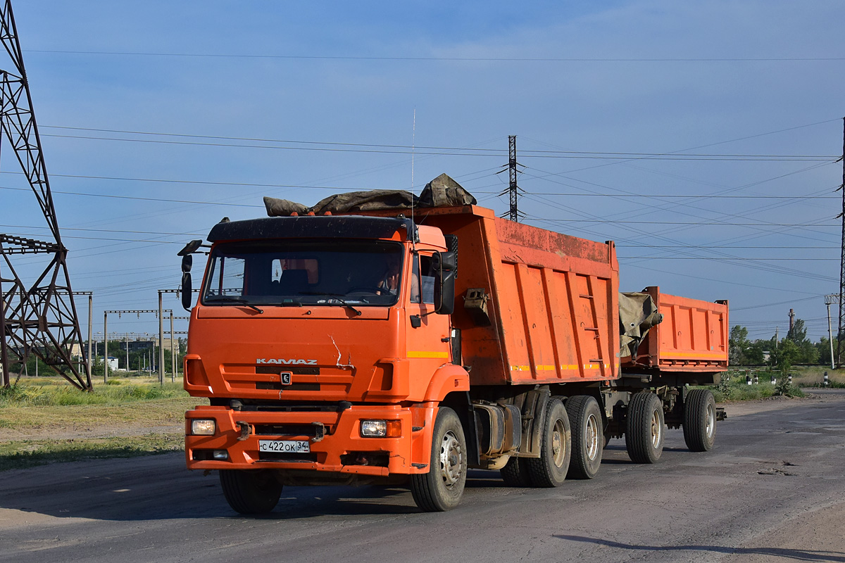 Волгоградская область, № С 422 ОК 34 — КамАЗ-6520-63