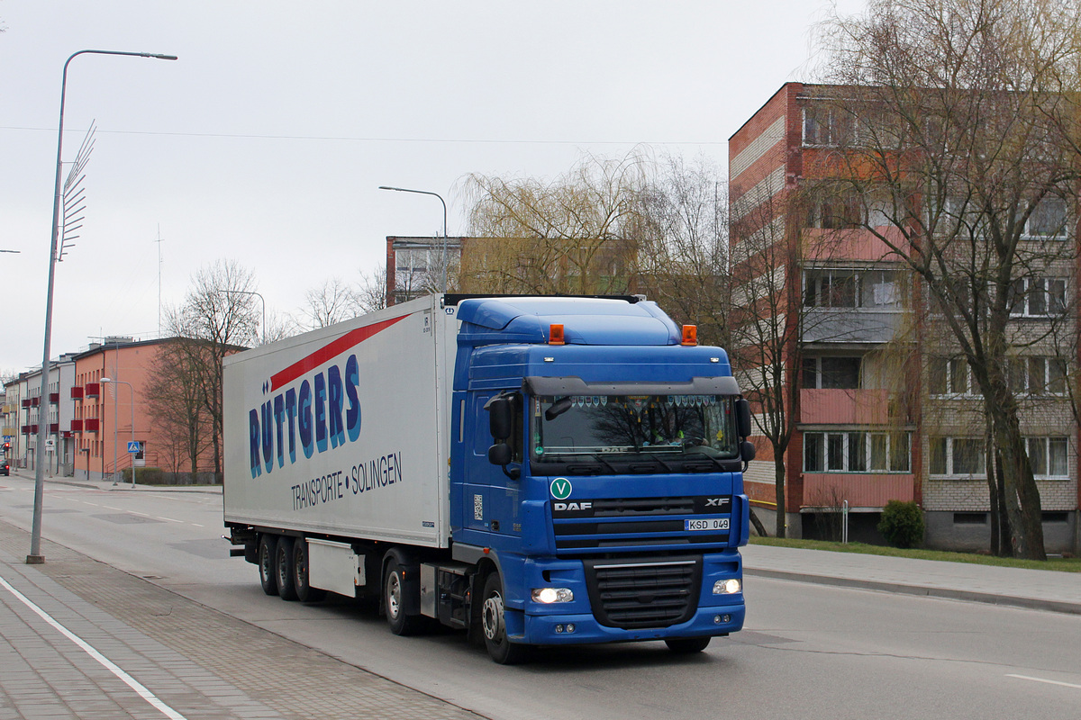 Литва, № KSD 049 — DAF XF105 FT