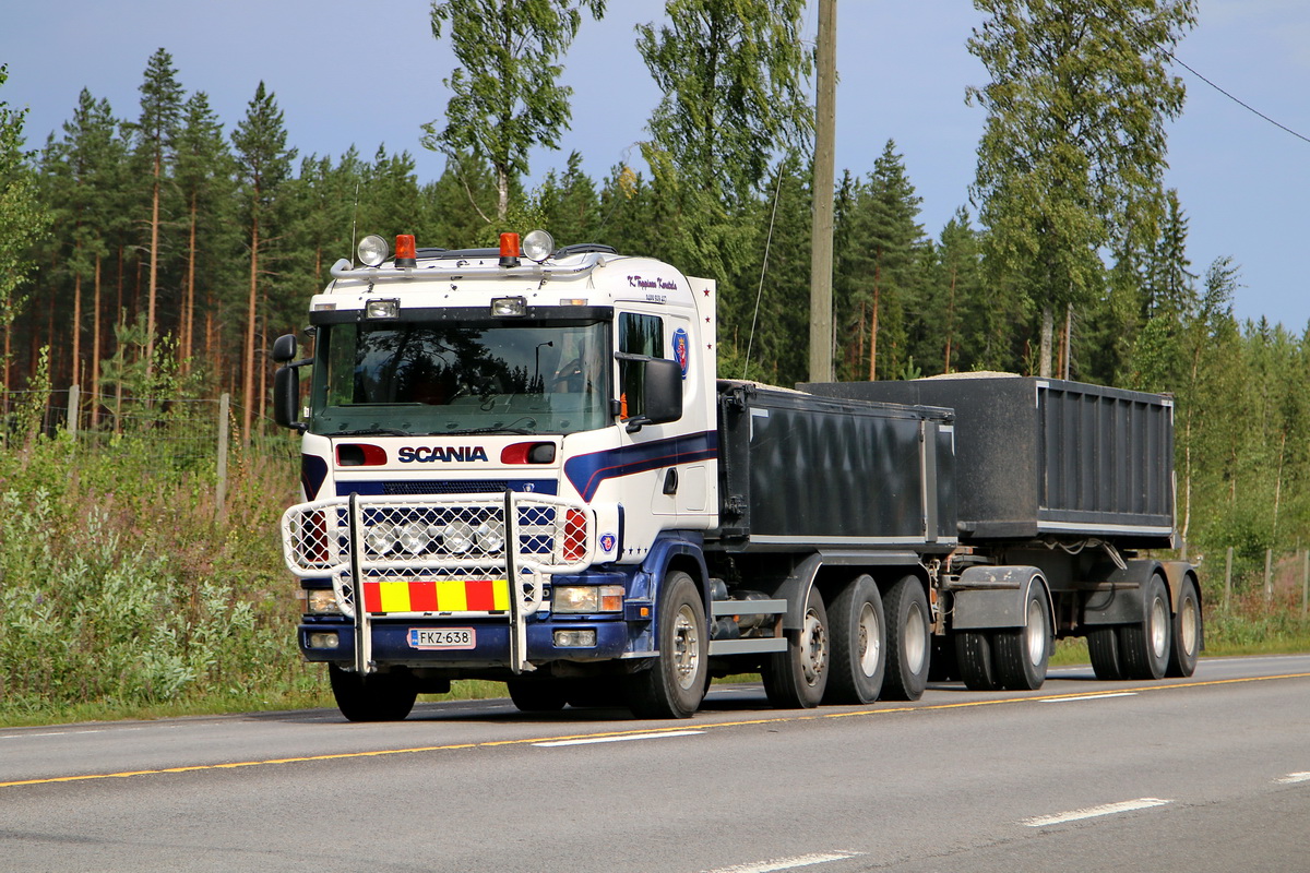 Финляндия, № FKZ-638 — Scania ('1996) R144G