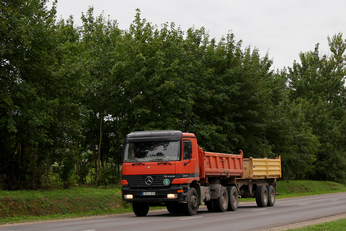 Литва, № JOJ 910 — Mercedes-Benz Actros ('1997) 2643