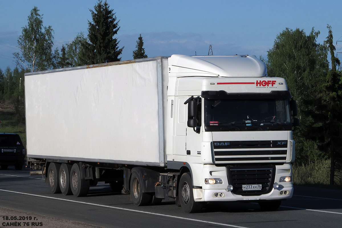 Воронежская область, № Н 233 ХН 36 — DAF XF105 FT