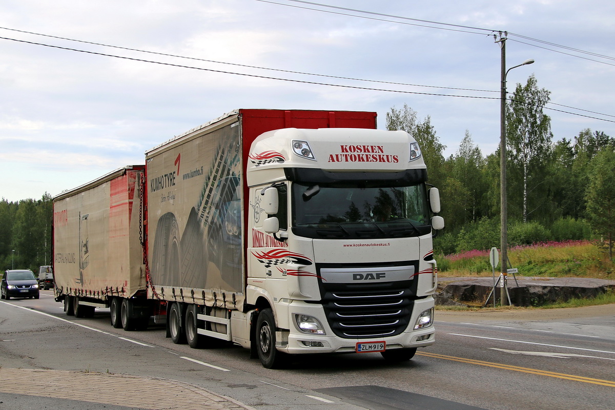 Финляндия, № ZLM-919 — DAF XF Euro6 FAT