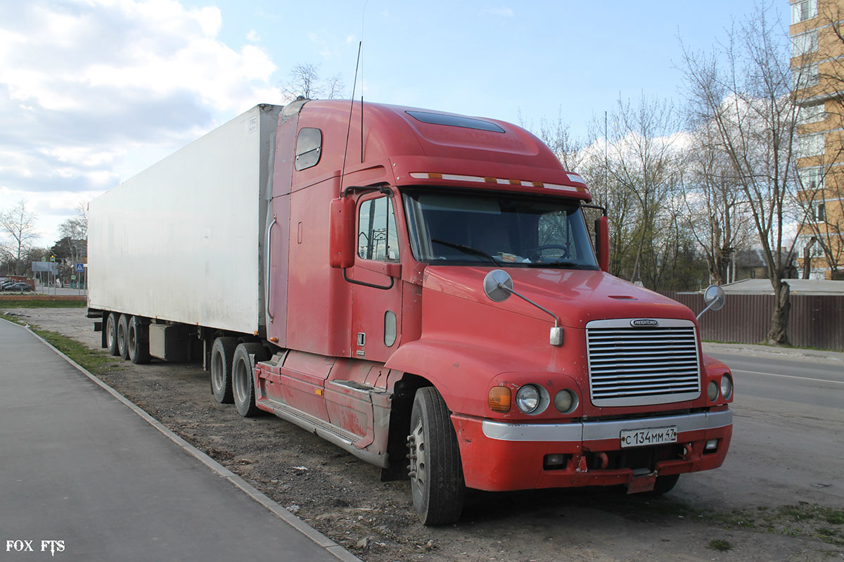 Ленинградская область, № С 134 ММ 47 — Freightliner Century Class