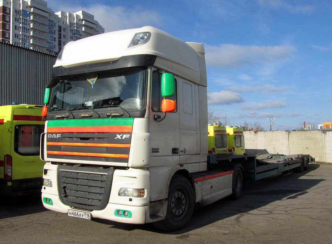 Татарстан, № Н 466 АУ 716 — DAF XF105 FT