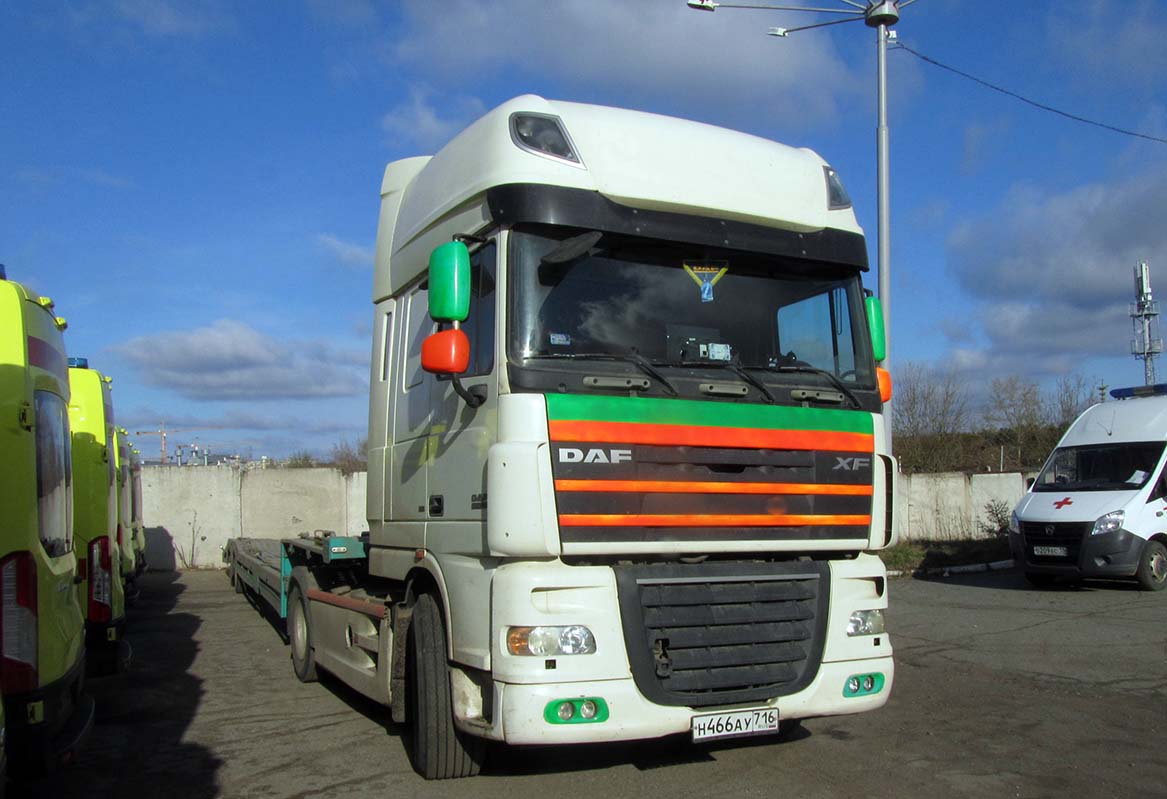 Татарстан, № Н 466 АУ 716 — DAF XF105 FT