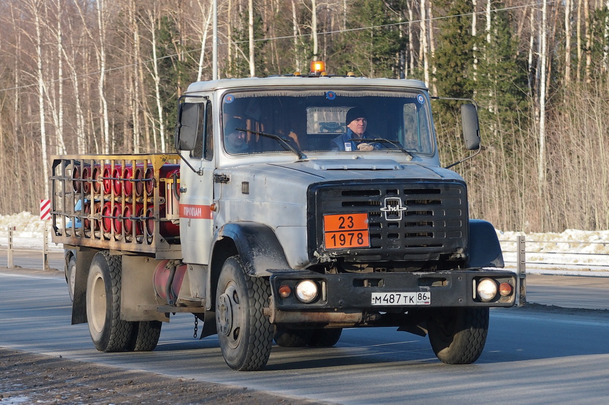 Ханты-Мансийский автоном.округ, № М 487 ТК 86 — ЗИЛ-433362