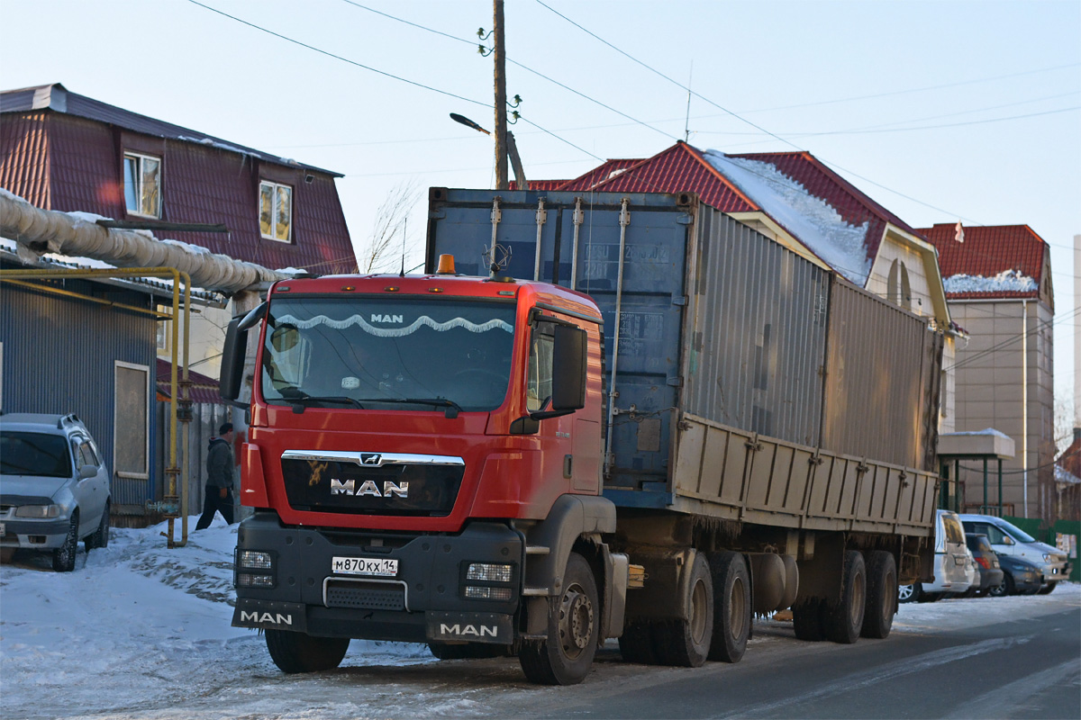 Саха (Якутия), № М 870 КХ 14 — MAN TGS ('2007) 33.480