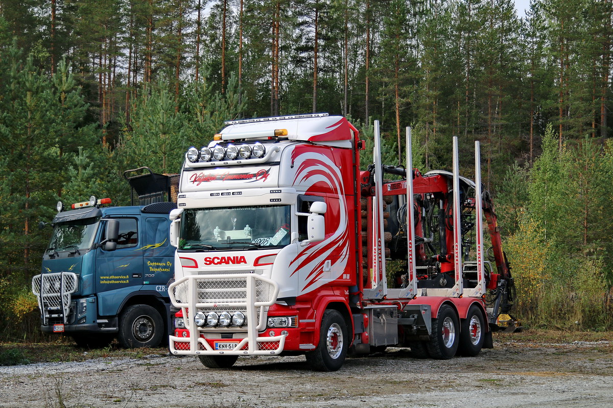 Финляндия, № KNV-518 — Scania ('2013) R580