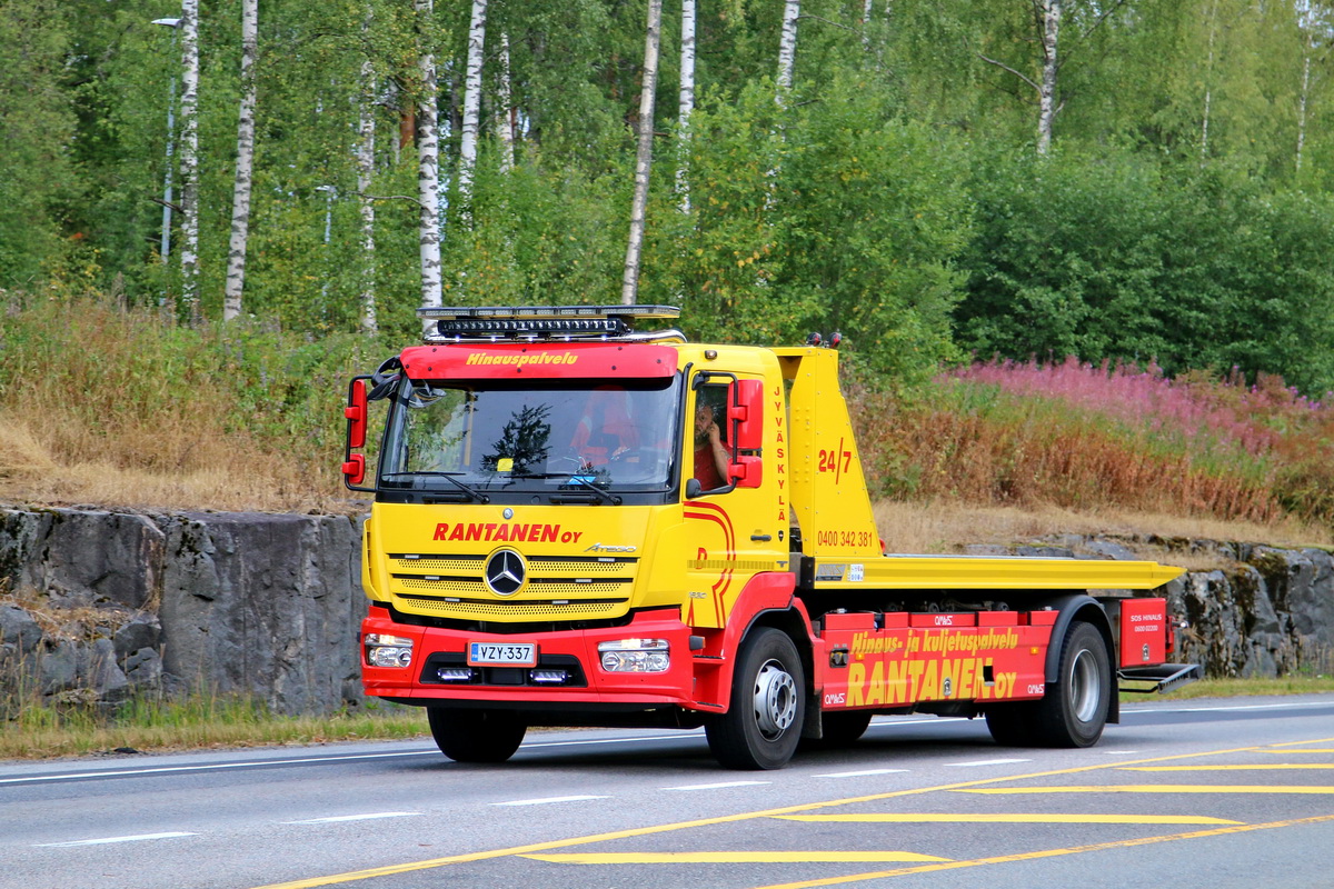 Финляндия, № VZY-337 — Mercedes-Benz Atego (общ.м)