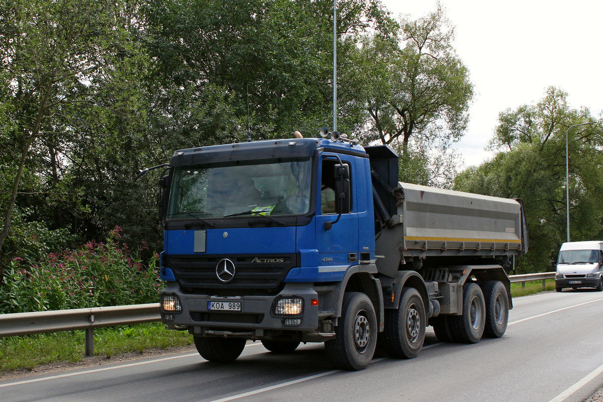 Литва, № KOA 989 — Mercedes-Benz Actros ('2003) 4144