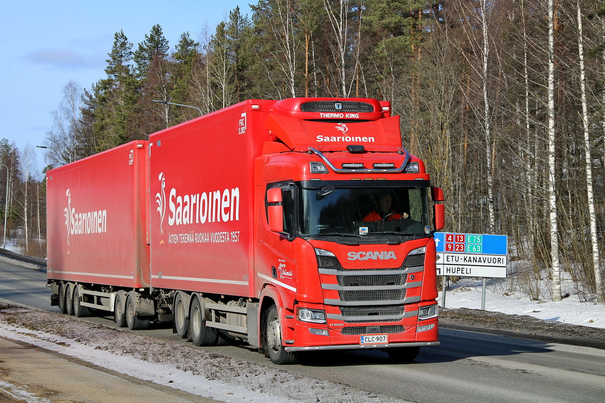 Финляндия, № CLC-907 — Scania ('2016) R500