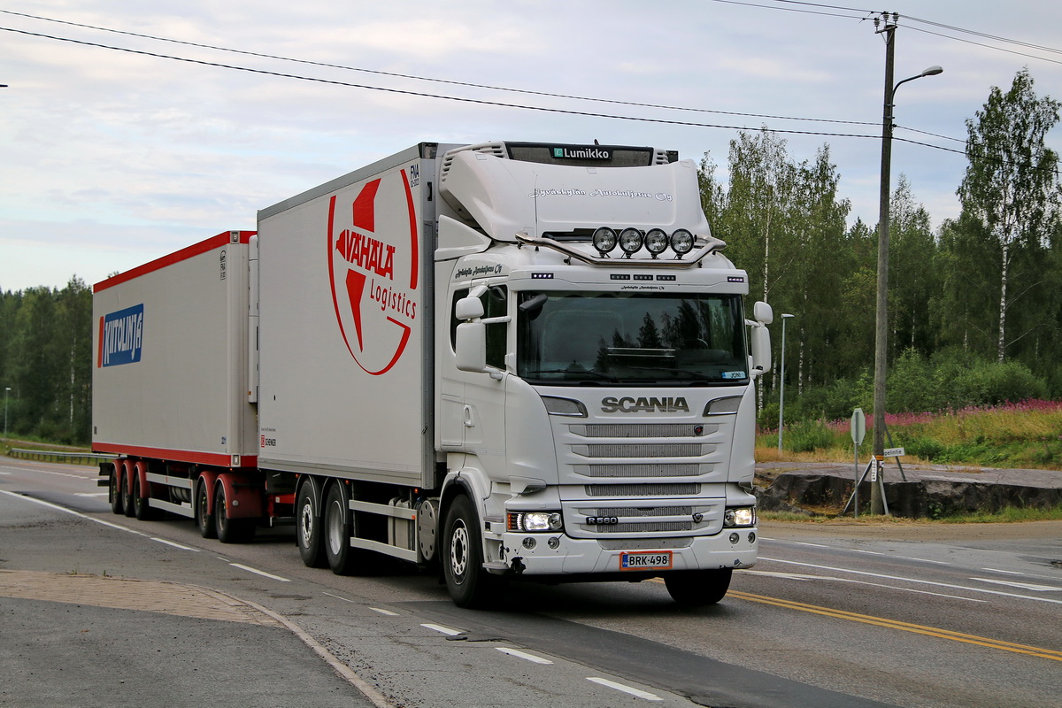 Финляндия, № BRK-498 — Scania ('2013) R560
