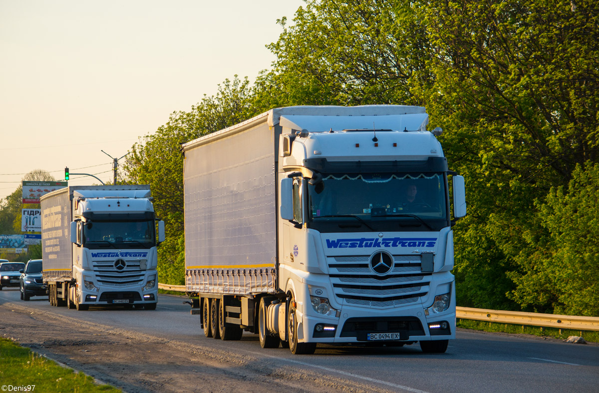 Львовская область, № ВС 0494 ЕХ — Mercedes-Benz Actros ('2011) 1845