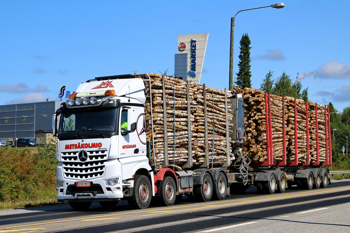 Финляндия, № CKE-997 — Mercedes-Benz Arocs (общ.м)