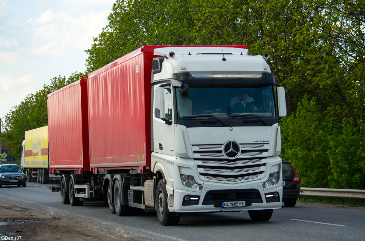 Львовская область, № ВС 9682 НТ — Mercedes-Benz Actros ('2011) 2545