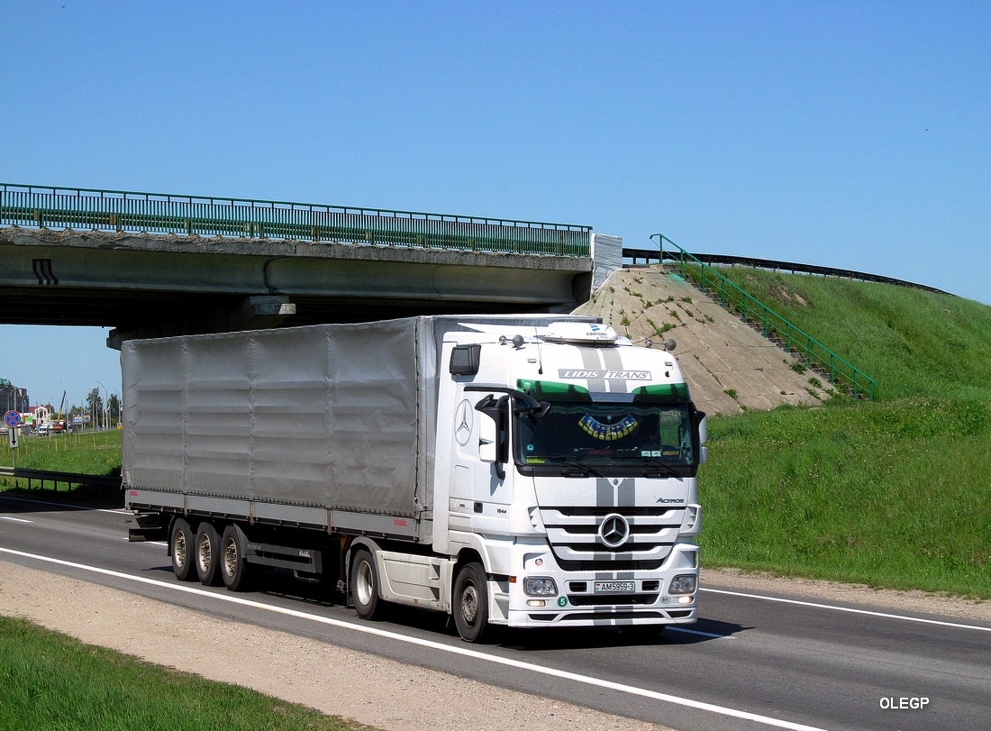 Гомельская область, № АМ 5959-3 — Mercedes-Benz Actros ('2009) 1844