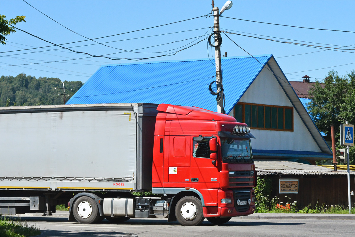 Новосибирская область, № С 595 ХС 154 — DAF XF105 FT