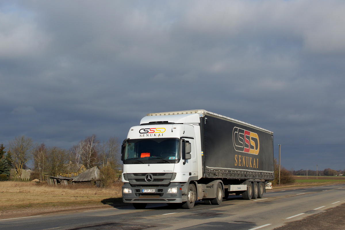 Литва, № FTP 580 — Mercedes-Benz Actros ('2009) 1836