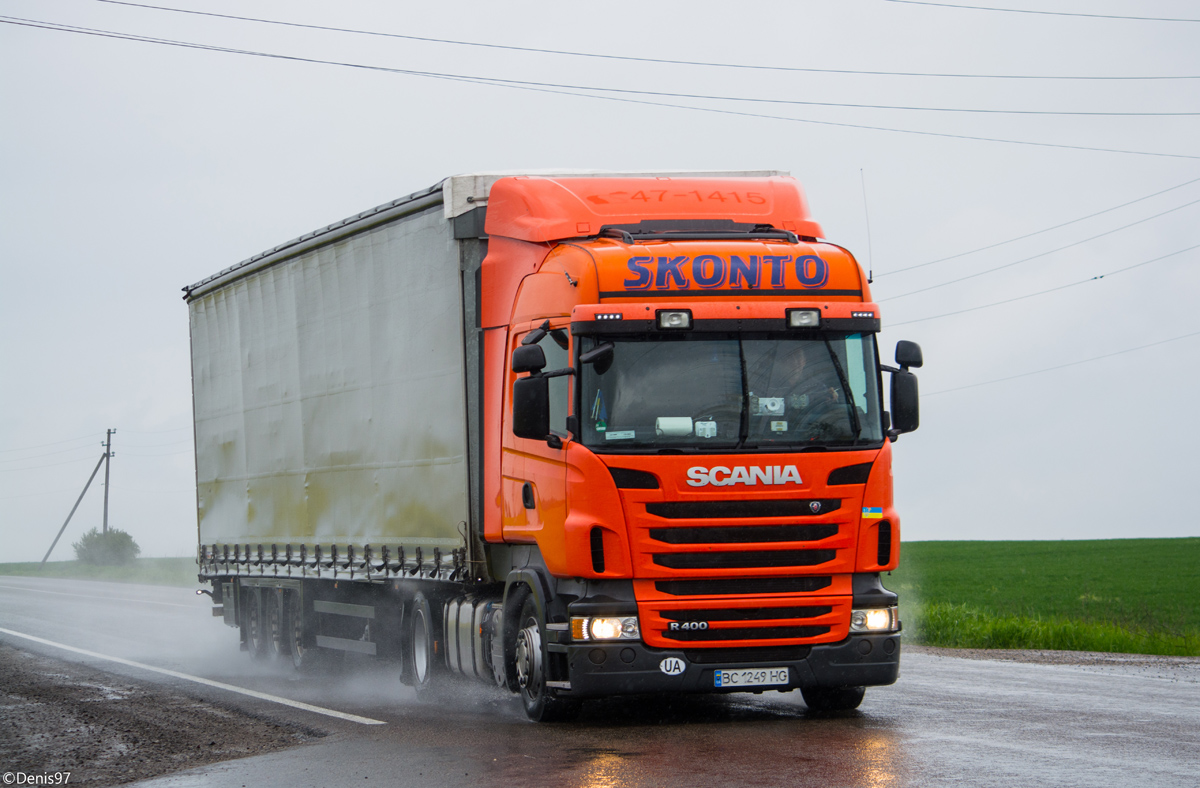 Львовская область, № ВС 1249 НС — Scania ('2009) R400