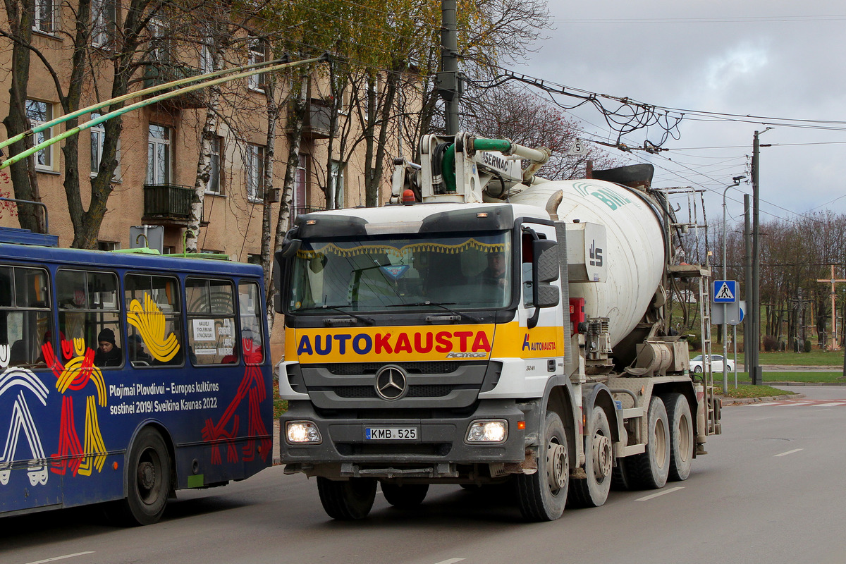 Литва, № KMB 525 — Mercedes-Benz Actros ('2009)