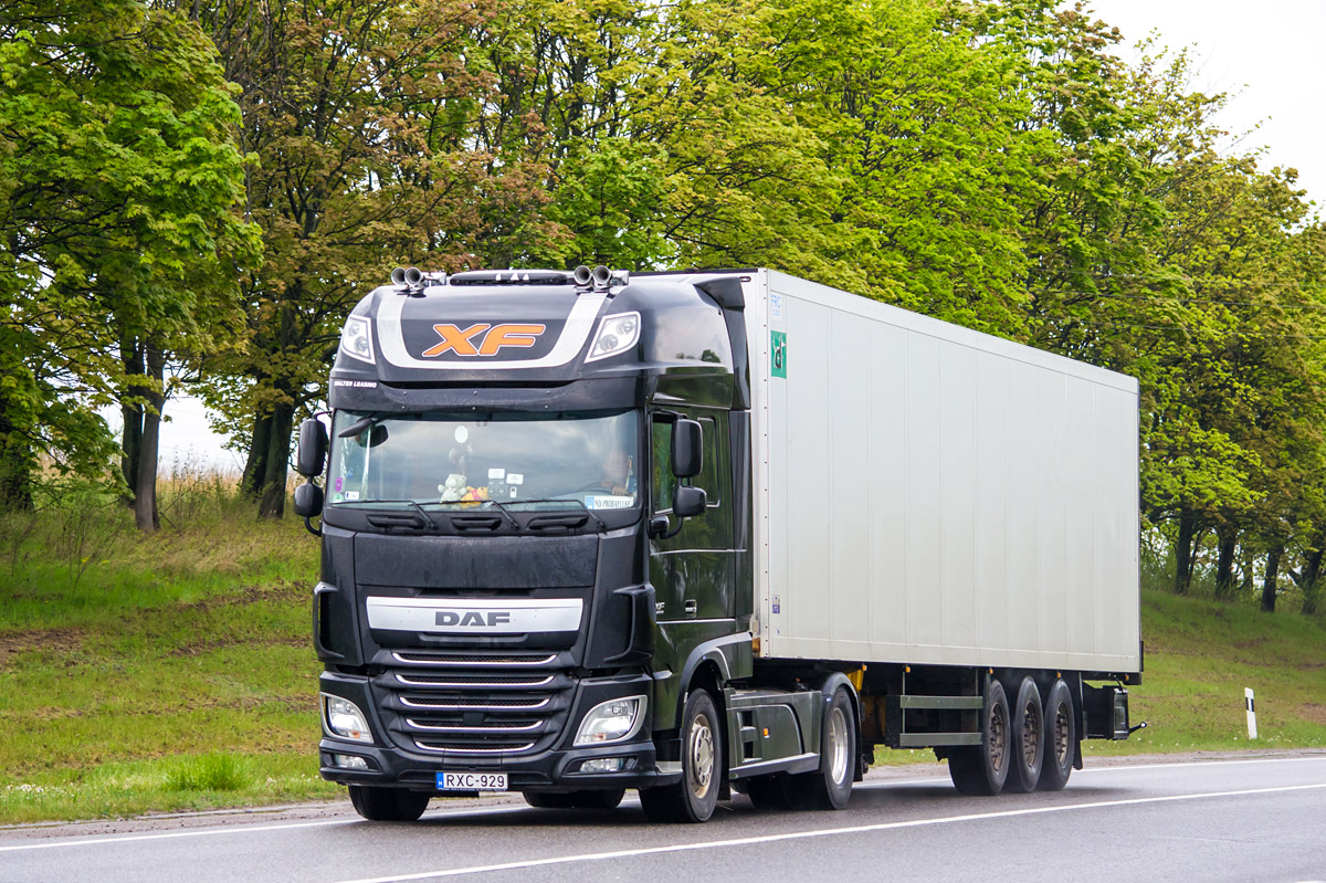 Венгрия, № RXC-929 — DAF XF Euro6 FT