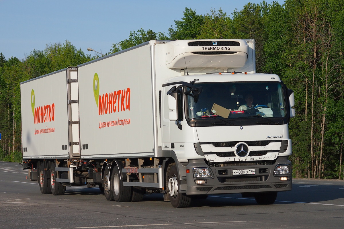 Свердловская область, № К 400 РО 196 — Mercedes-Benz Actros '09 2541 [Z9M]