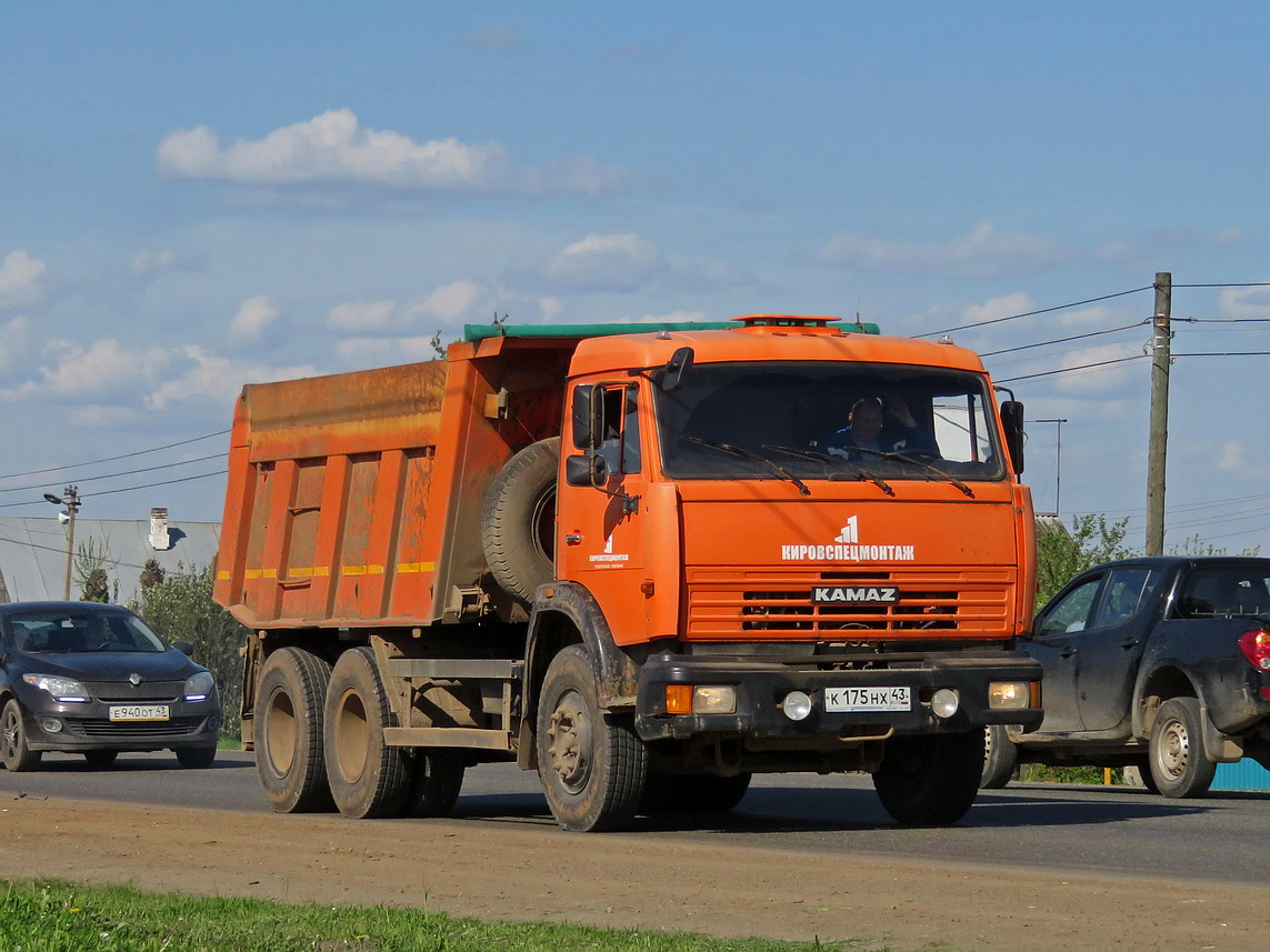 Кировская область, № К 175 НХ 43 — КамАЗ-65115-D3