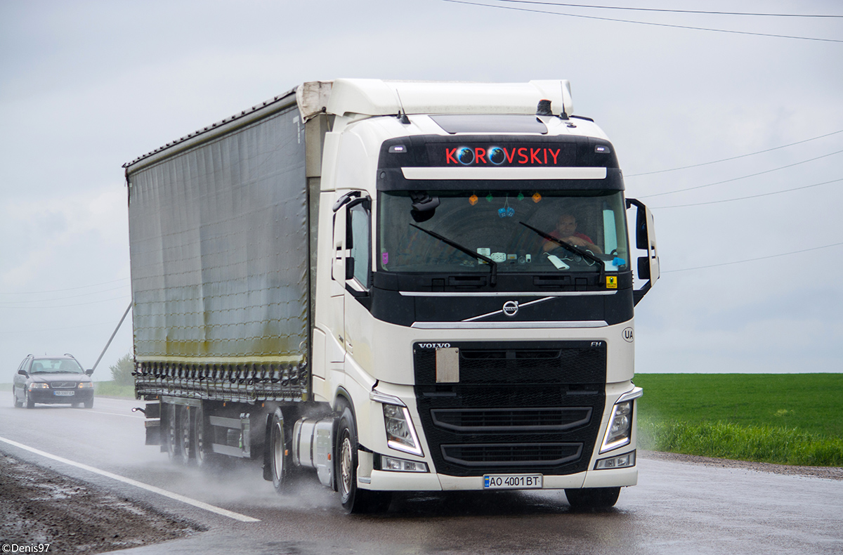 Закарпатская область, № АО 4001 ВТ — Volvo ('2012) FH.500