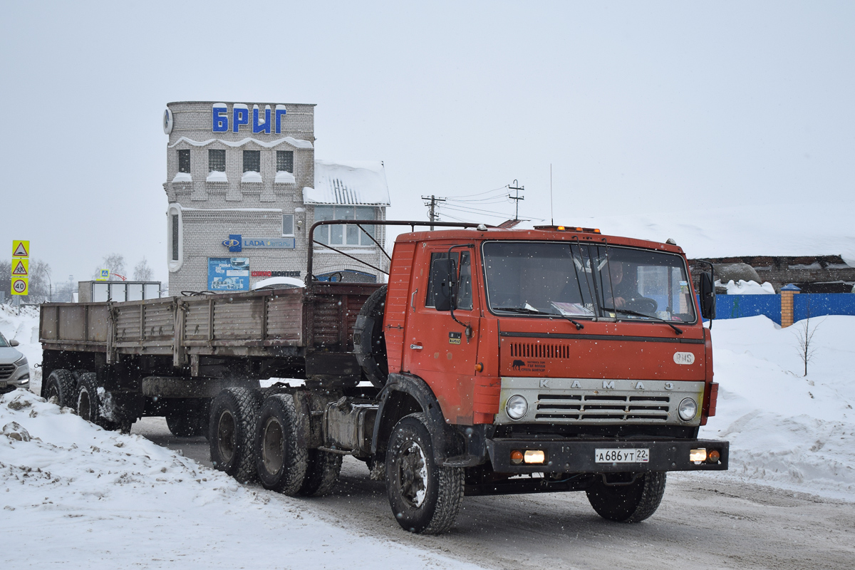 Алтайский край, № А 686 УТ 22 — КамАЗ-5410