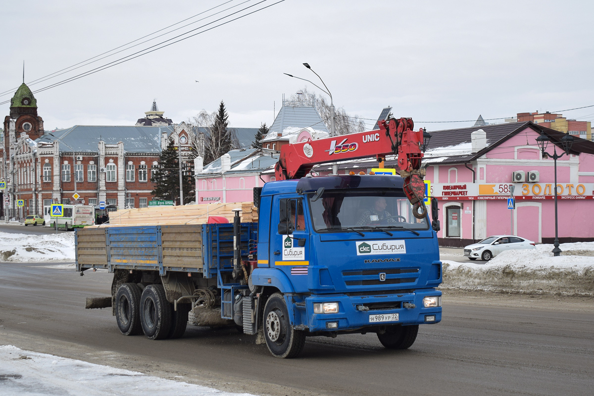 Алтайский край, № Н 989 УР 22 — КамАЗ-65117-A4