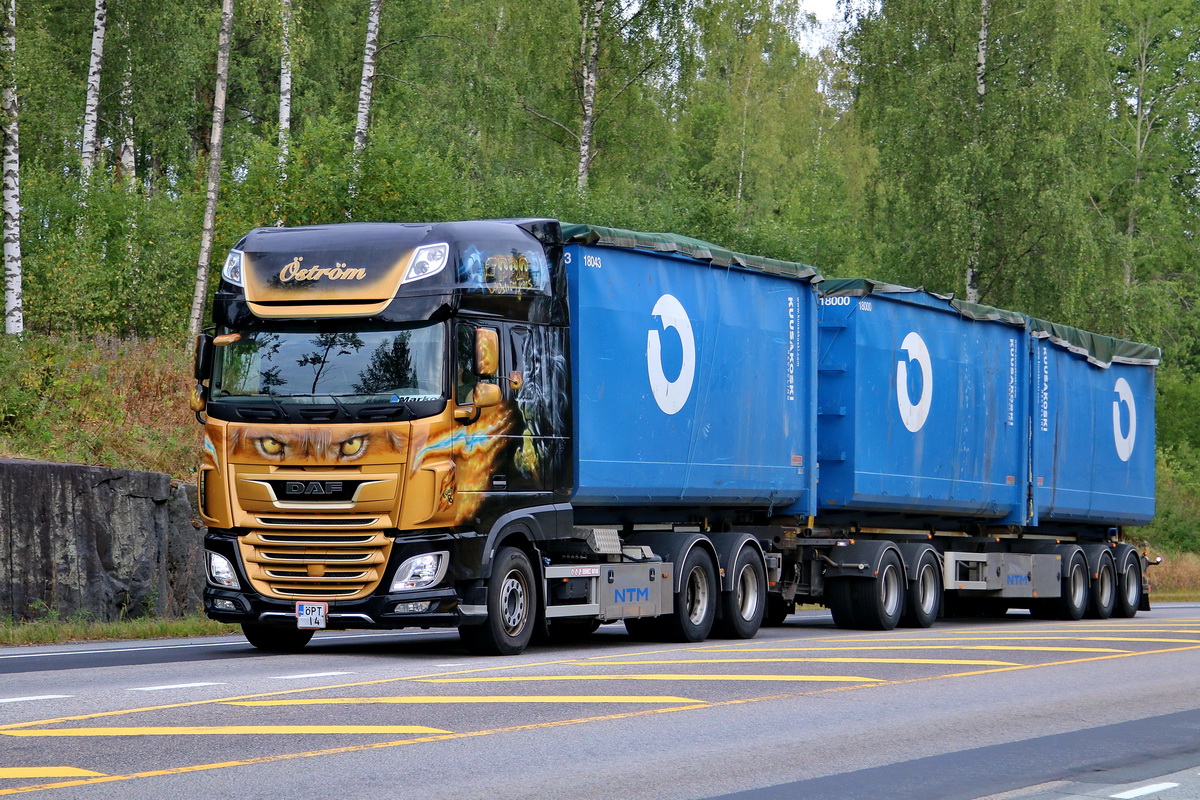 Финляндия, № ÖPT-14 — DAF XF Euro6 FAT