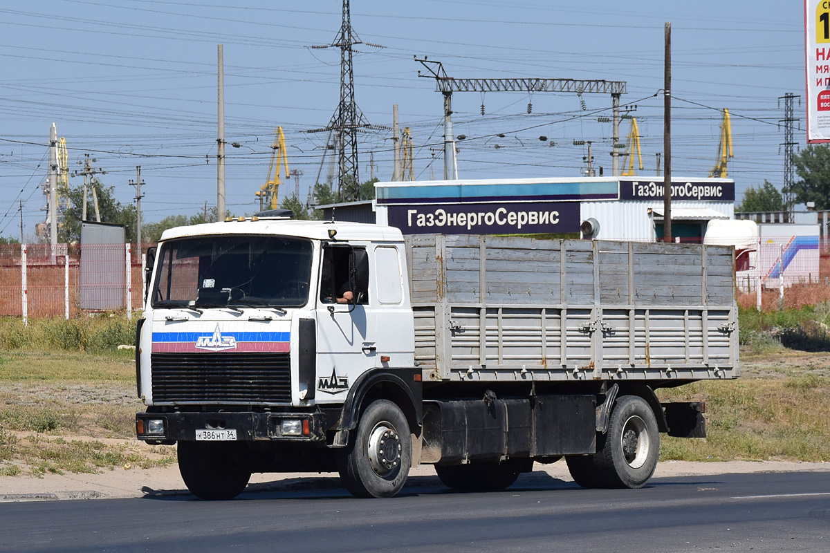 Волгоградская область, № К 386 НТ 34 — МАЗ-533603