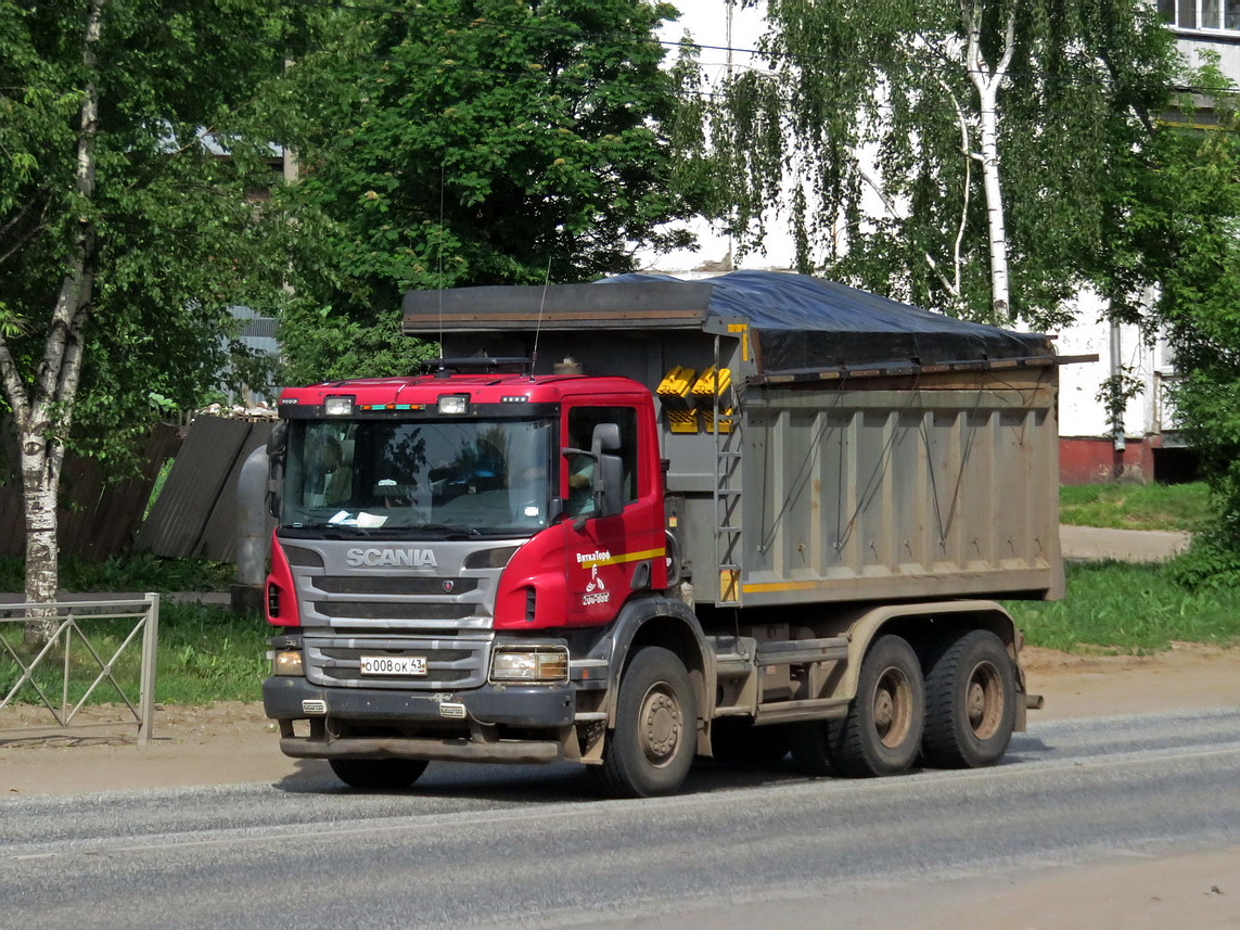 Кировская область, № О 008 ОК 43 — Scania ('2011) P380