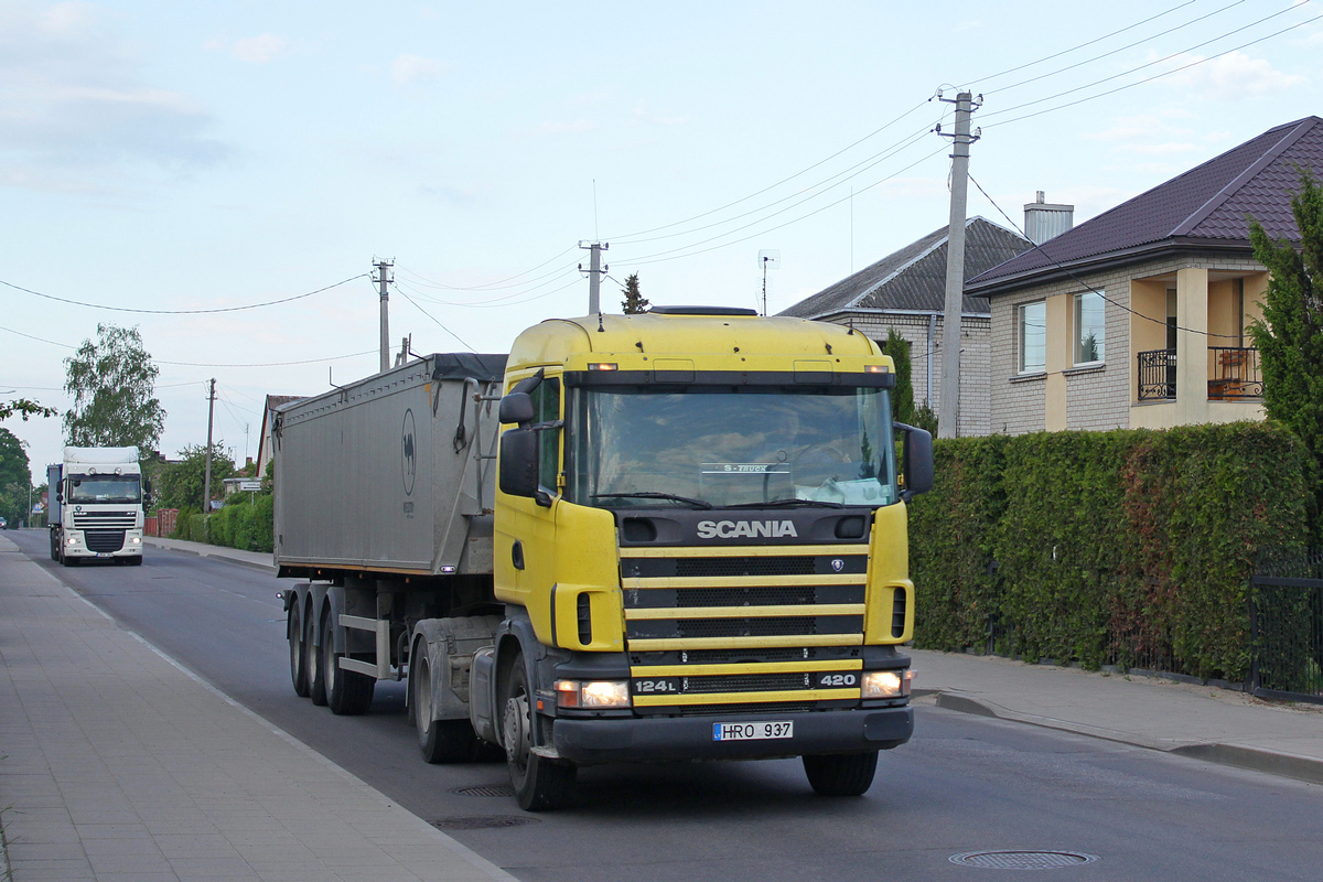 Литва, № HRO 937 — Scania ('1996) R124L