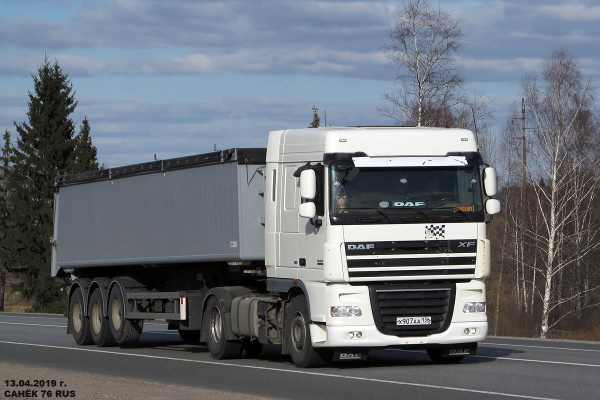 Воронежская область, № Х 907 АА 136 — DAF XF105 FT