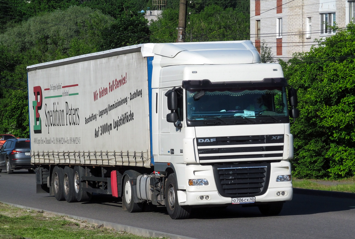 Калужская область, № О 706 СХ 40 — DAF XF105 FT