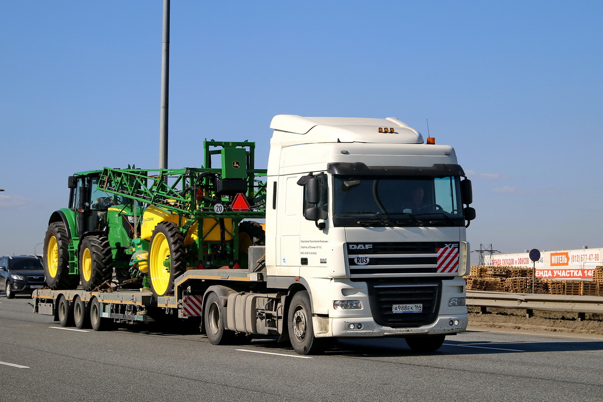 Саратовская область, № А 988 ЕК 164 — DAF XF105 FT