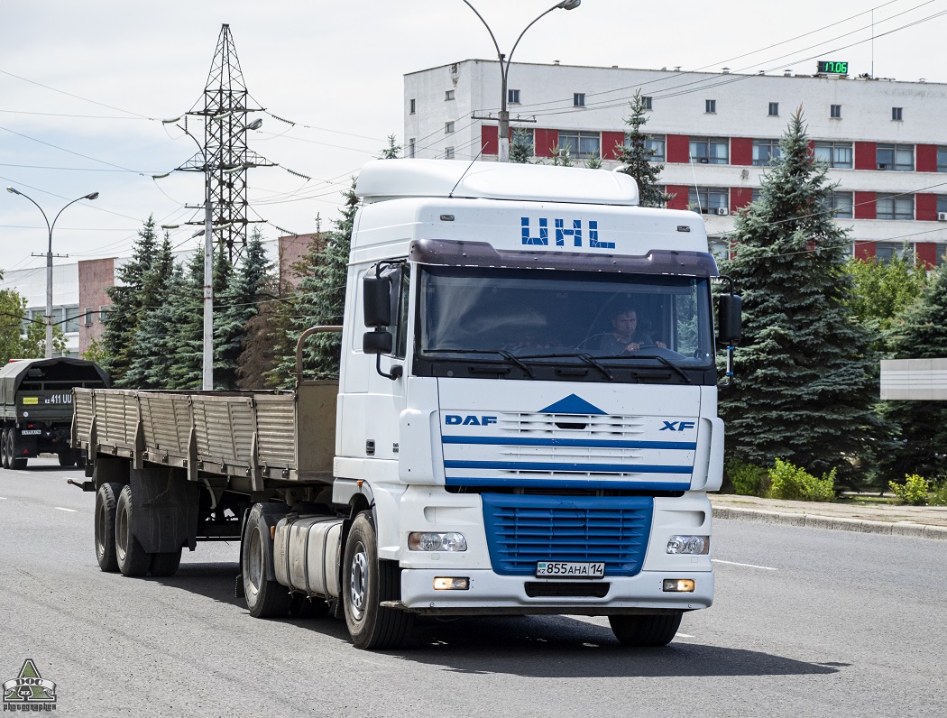 Павлодарская область, № 855 AHA 14 — DAF XF95 FT