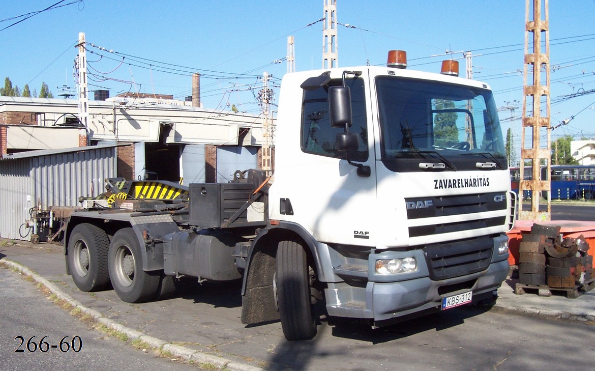 Венгрия, № KBS-312 — DAF CF65/75/85 (общая модель)