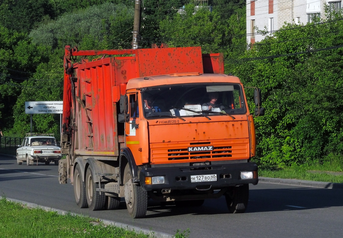 Калужская область, № Н 127 ВО 40 — КамАЗ-65115-62