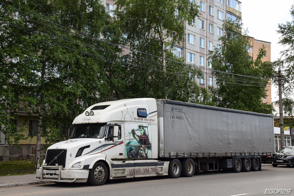 Архангельская область, № О 543 СМ 29 — Volvo VNL780