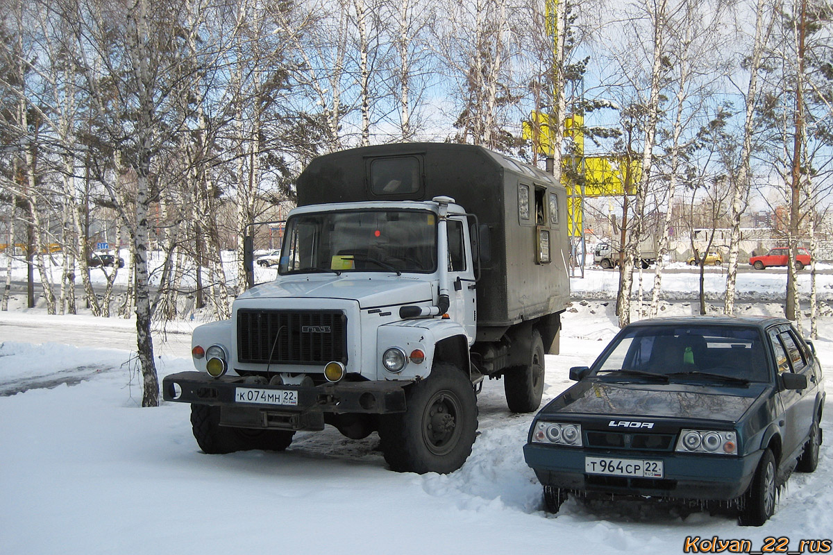 Алтайский край, № К 074 МН 22 — ГАЗ-33081 «Садко»