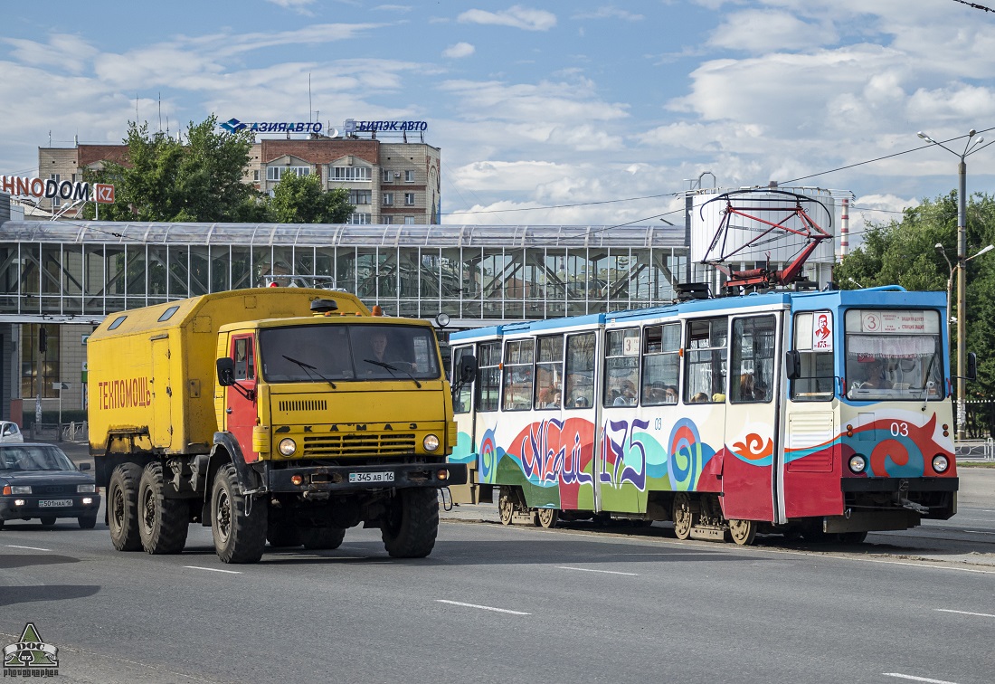 Восточно-Казахстанская область, № 345 AB 16 — КамАЗ-43101