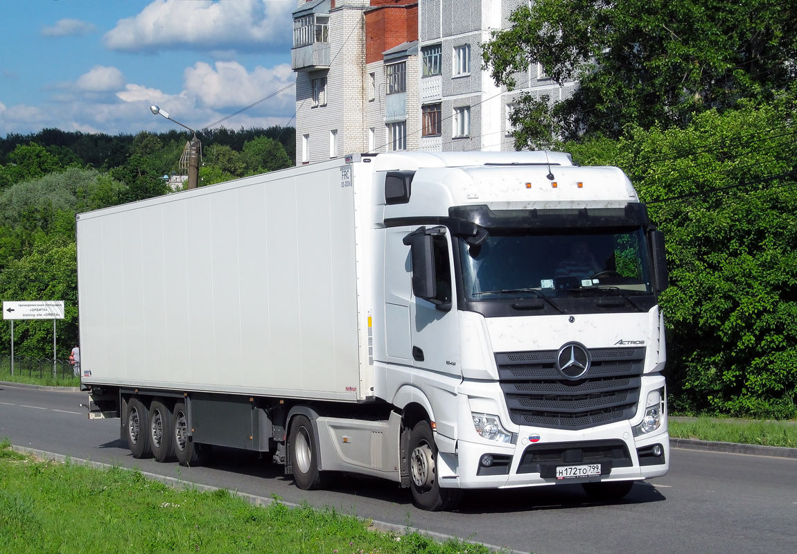 Москва, № Н 172 ТО 799 — Mercedes-Benz Actros '18 1845 [Z9M]