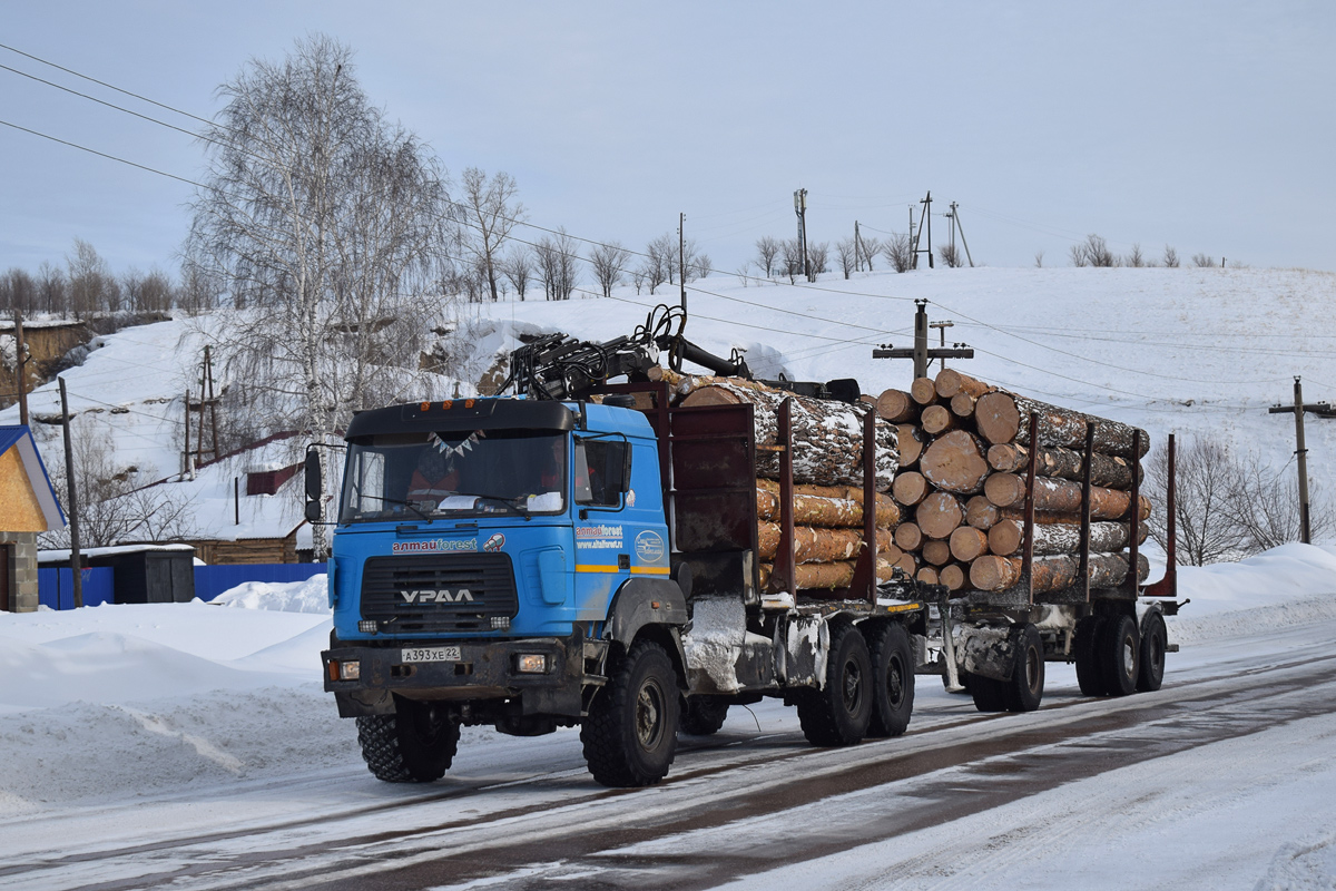 Алтайский край, № А 393 ХЕ 22 — Урал-4320-82М