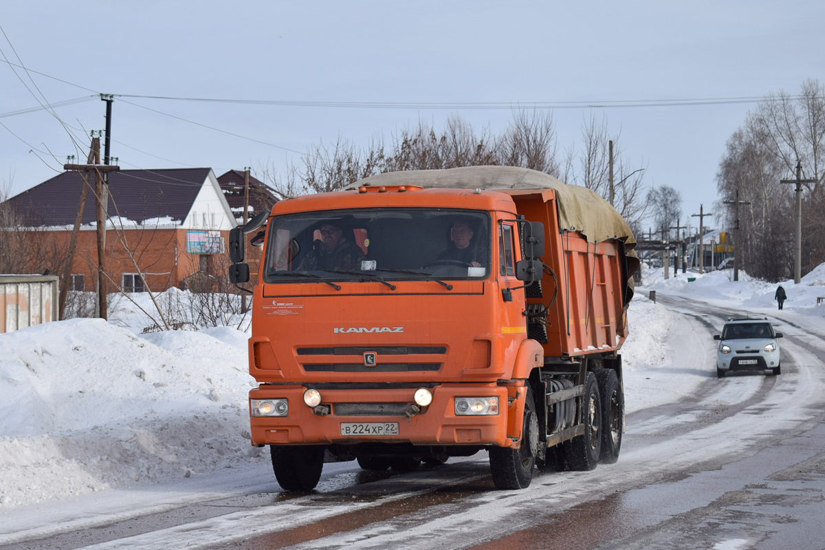 Алтайский край, № В 224 ХР 22 — КамАЗ-65115-42