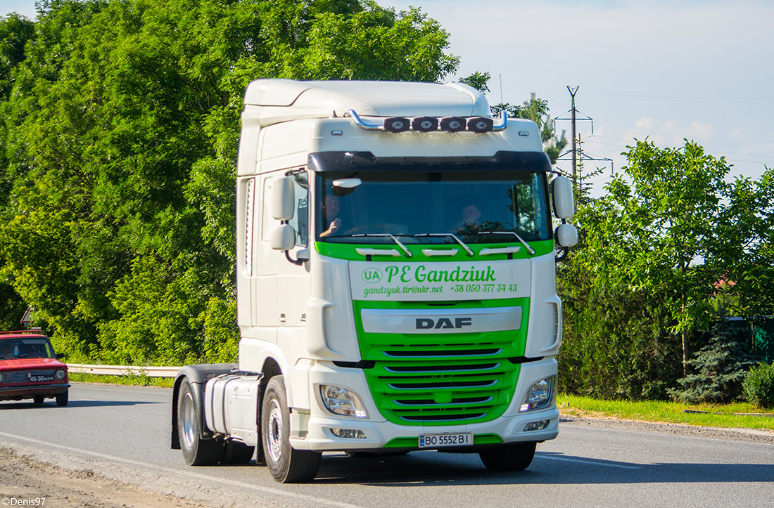 Тернопольская область, № ВО 5552 ВІ — DAF XF Euro6 FT