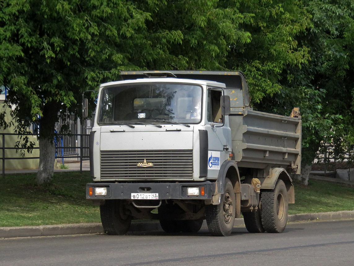 Кировская область, № В 012 ВТ 43 — МАЗ-5551 [555100]