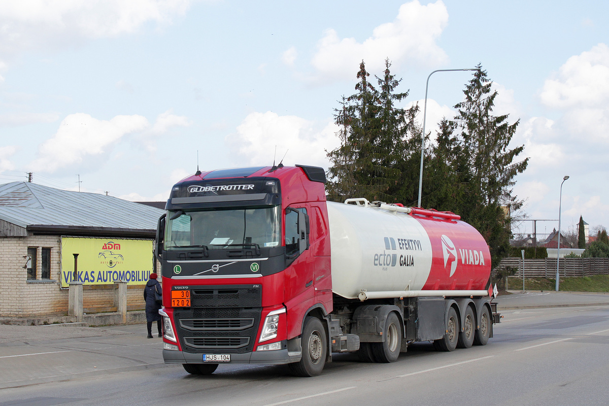 Литва, № HJS 104 — Volvo ('2012) FH.460